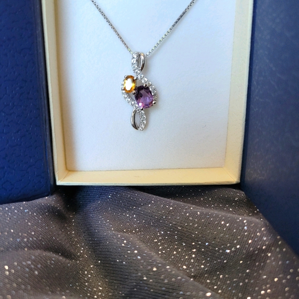 Peora sterling silver necklace - Picture 2 of 5